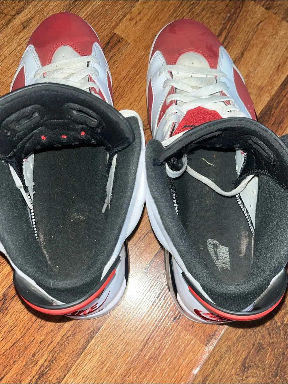 Nike Air Jordan 6 Retro Carmine 2021 White Red Black Men’s size 11